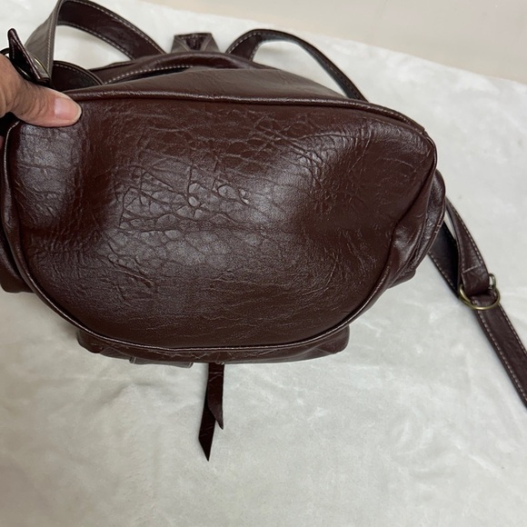 Vintage Yongle Drawstring Backpack with many pockets unisex
